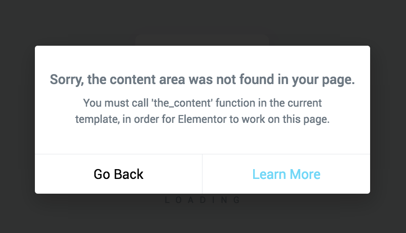 Como Resolver Erro “The content area has not been found on your page” (A Área De Conteúdo Não Foi Encontrada Em Sua Página) no Elementor 1 image 8